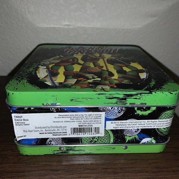 Teenage Mutant Ninja Turtle Tin Box - Picture 4 of 7